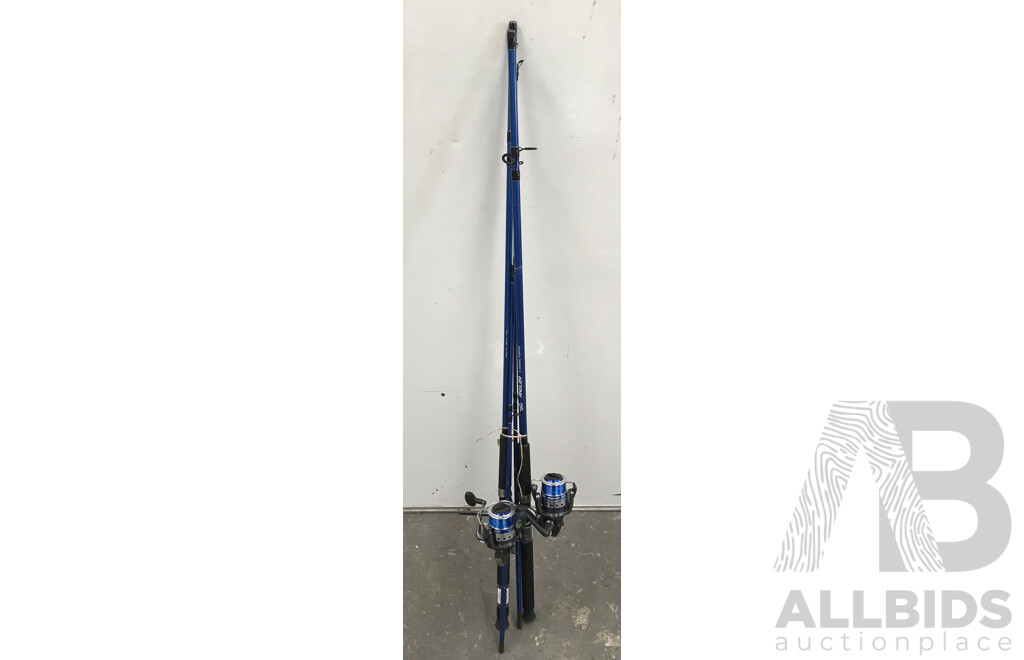 Jarvis Walker Angler Series 2 General Purpose Fishing Rods with Reels