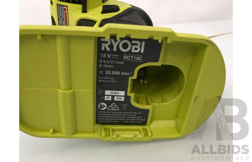 Ryobi 18V ONE+ HP Brushless Compact Cut Off Tool (Skin Only)