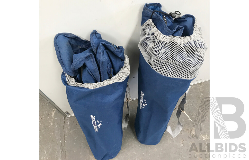 Adventuridge Foldable Camping Chairs - Lot of 2