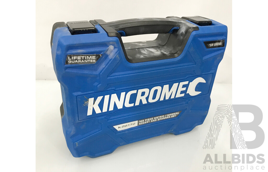 Kincrome 148 Piece Metric/Imperial Socket and Spanner Set