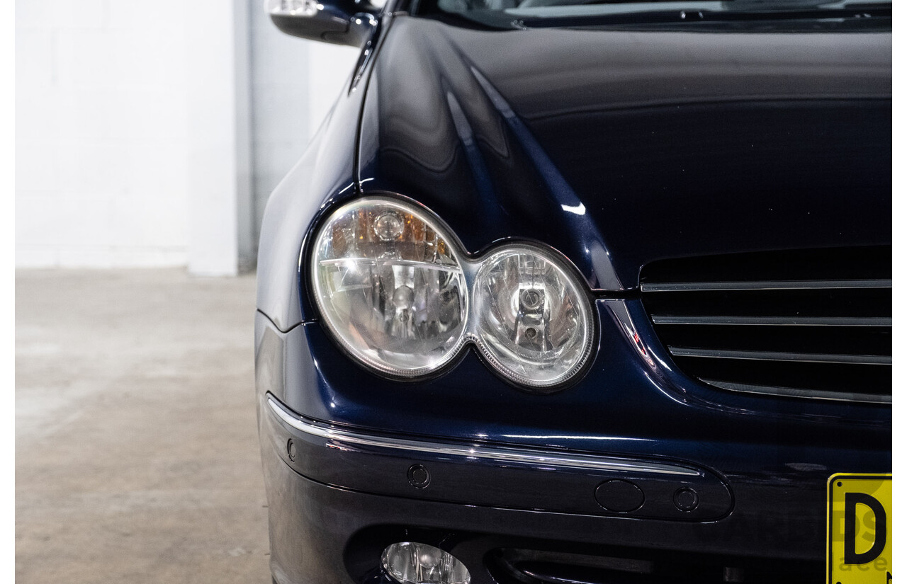 3/2004 Mercedes-Benz Clk320 Avantgarde A209 2d Cabriolet Tanzanite Blue Metallic V6 3.2L