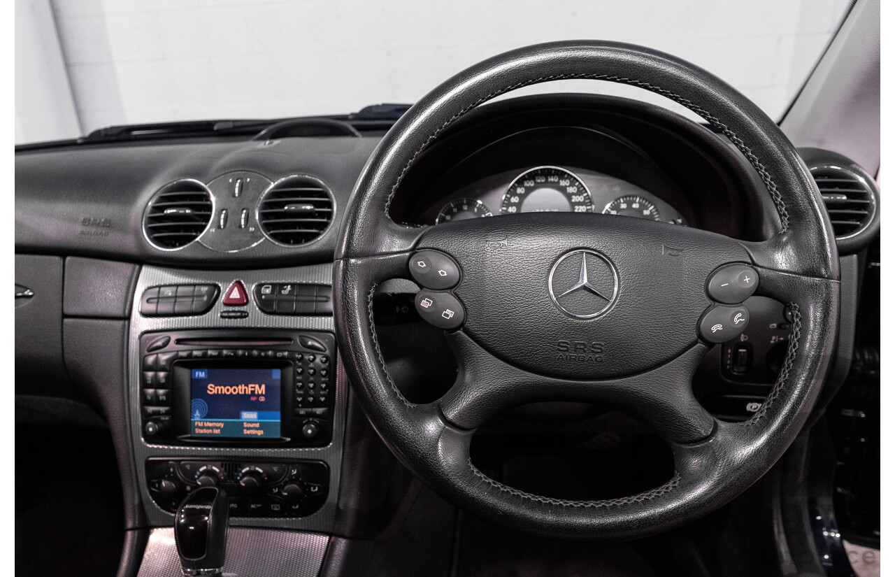 3/2004 Mercedes-Benz Clk320 Avantgarde A209 2d Cabriolet Tanzanite Blue Metallic V6 3.2L