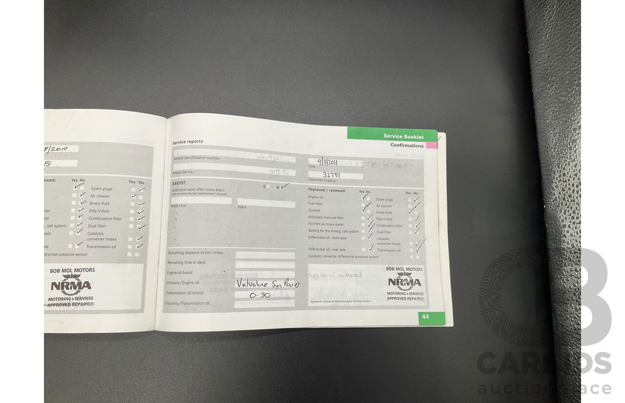 3/2004 Mercedes-Benz Clk320 Avantgarde A209 2d Cabriolet Tanzanite Blue Metallic V6 3.2L