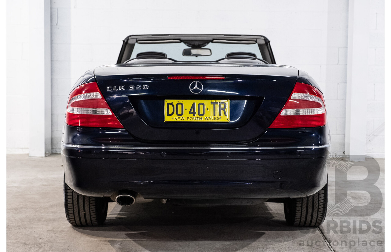 3/2004 Mercedes-Benz Clk320 Avantgarde A209 2d Cabriolet Tanzanite Blue Metallic V6 3.2L