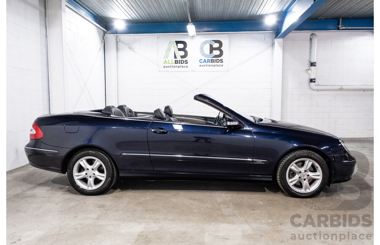 3/2004 Mercedes-Benz Clk320 Avantgarde A209 2d Cabriolet Tanzanite Blue Metallic V6 3.2L