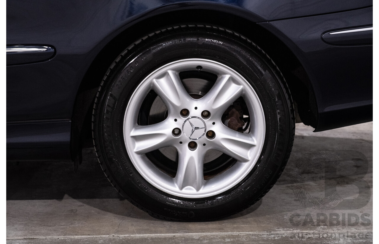 3/2004 Mercedes-Benz Clk320 Avantgarde A209 2d Cabriolet Tanzanite Blue Metallic V6 3.2L