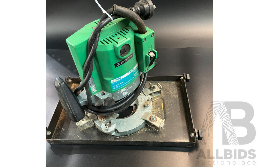 Hitachi  TR-12 Router  & DS 12DVC Driver Drill with 2 Batteies and Charger