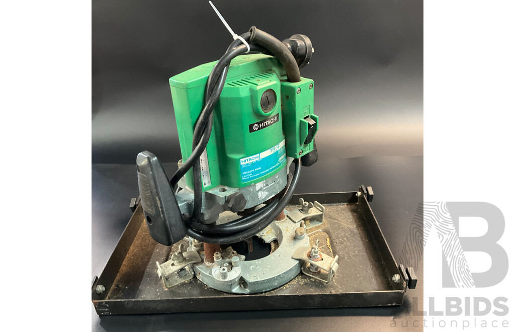 Hitachi  TR-12 Router  & DS 12DVC Driver Drill with 2 Batteies and Charger