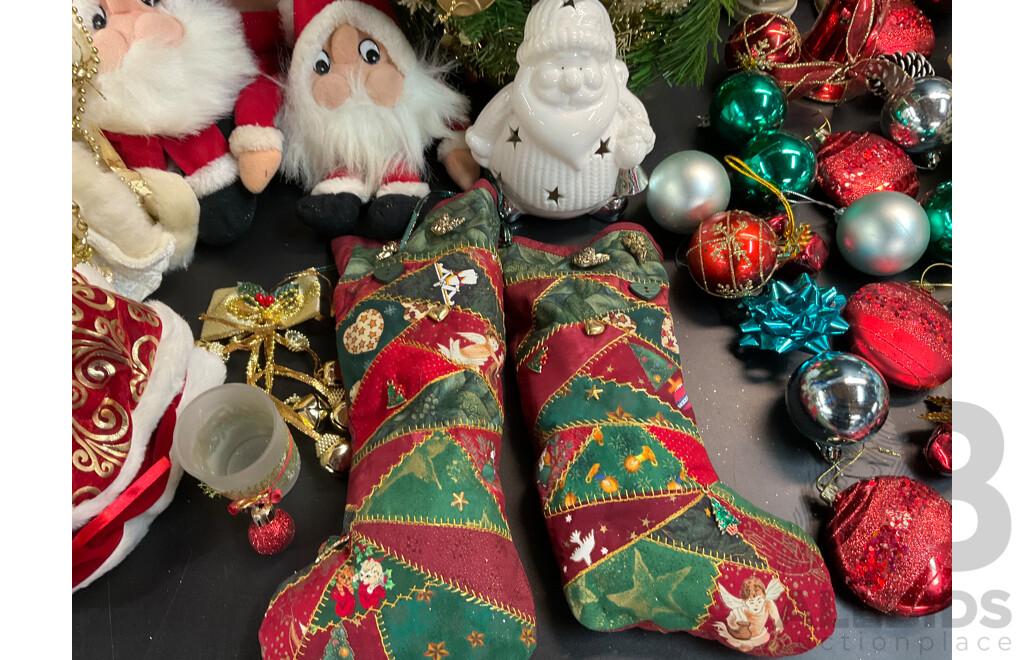 Massive Lot of Christmas Related Items