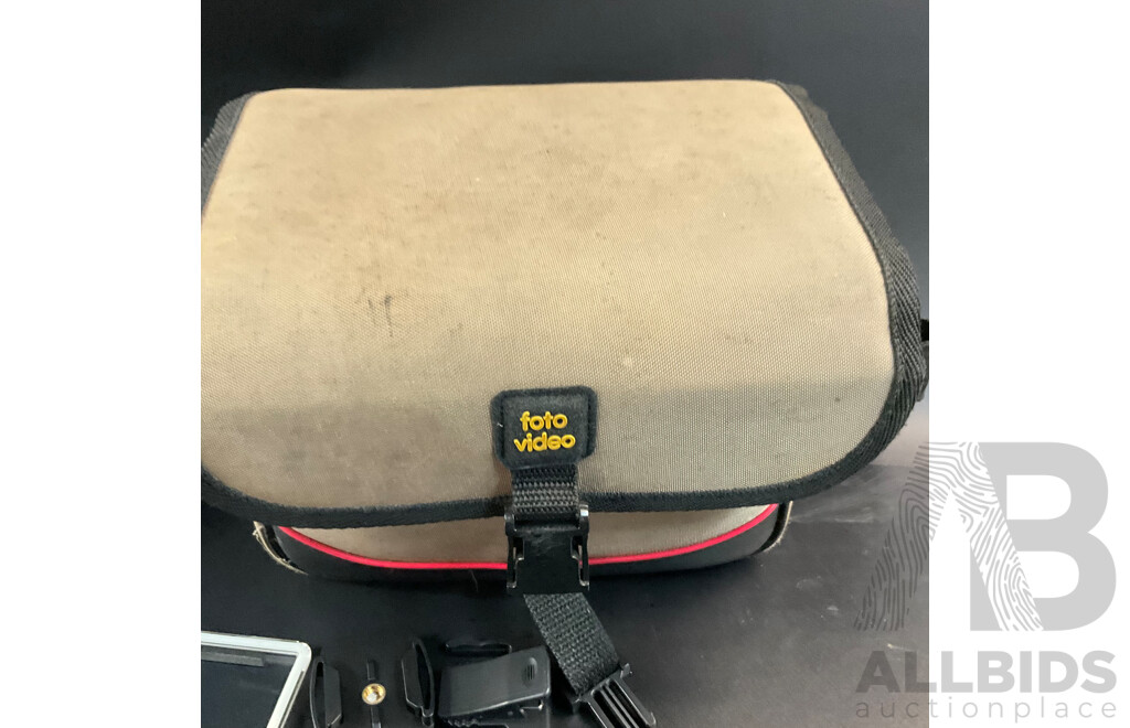 Spare or Repair - Assorted Camera with Bag and Accessories