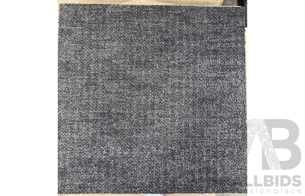 Mixed Lot - Assorted Used and Unused Carpet Tiles