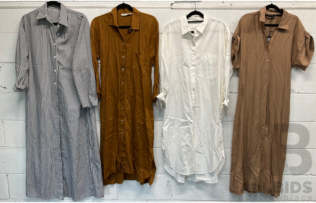 Assorted Women's Clothing, Including COUNTRY ROAD, WITHCHERY, ZARA and DECJUBA - Lot of 10