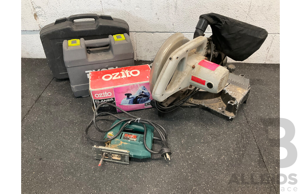 Assorted Power Tools, Including RYOBI and OZITO - Lot of 5