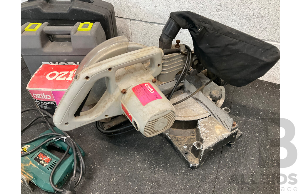 Assorted Power Tools, Including RYOBI and OZITO - Lot of 5