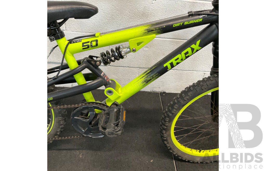 TRAX Dirt Burner Dual Suspension Bike