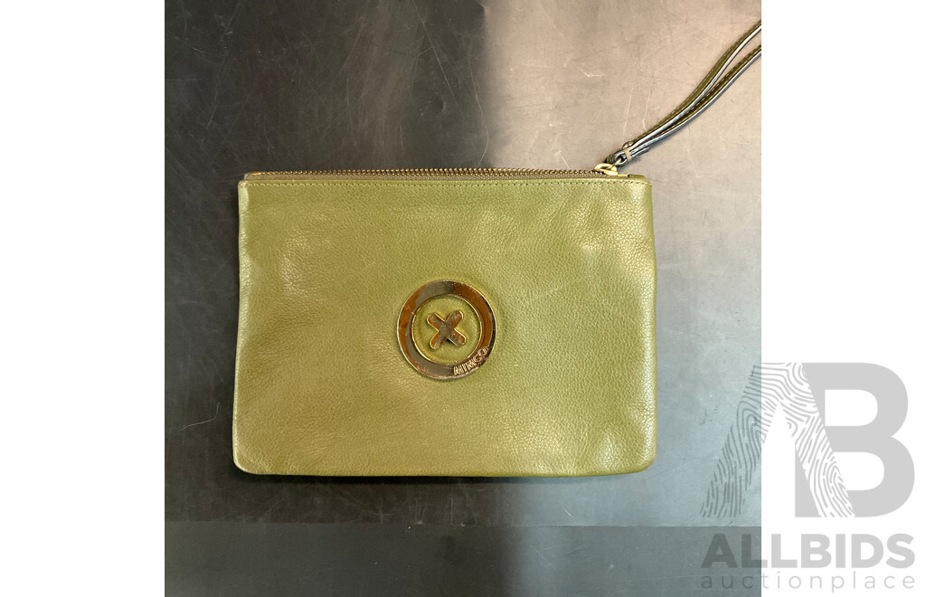 Country Road Green Crossbody Bag & MIMCO Pouch & Rayban W0366 Sunglasses