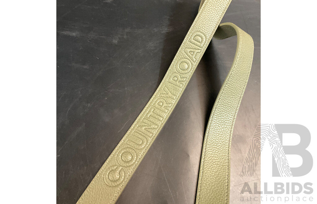 Country Road Green Crossbody Bag & MIMCO Pouch & Rayban W0366 Sunglasses