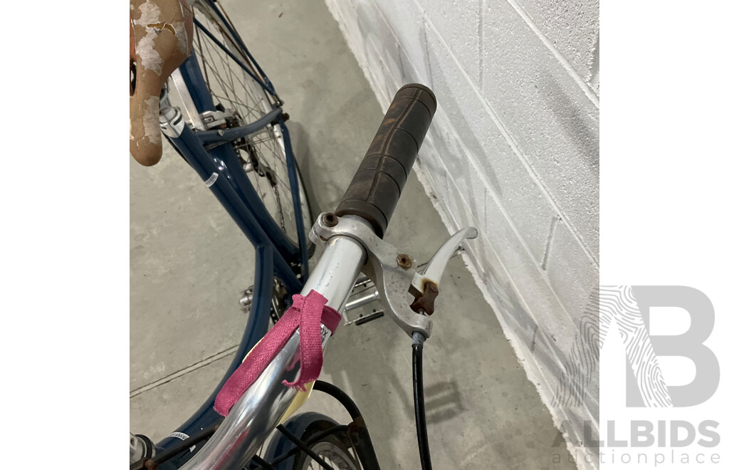 Vintage Blue Ladies Bike
