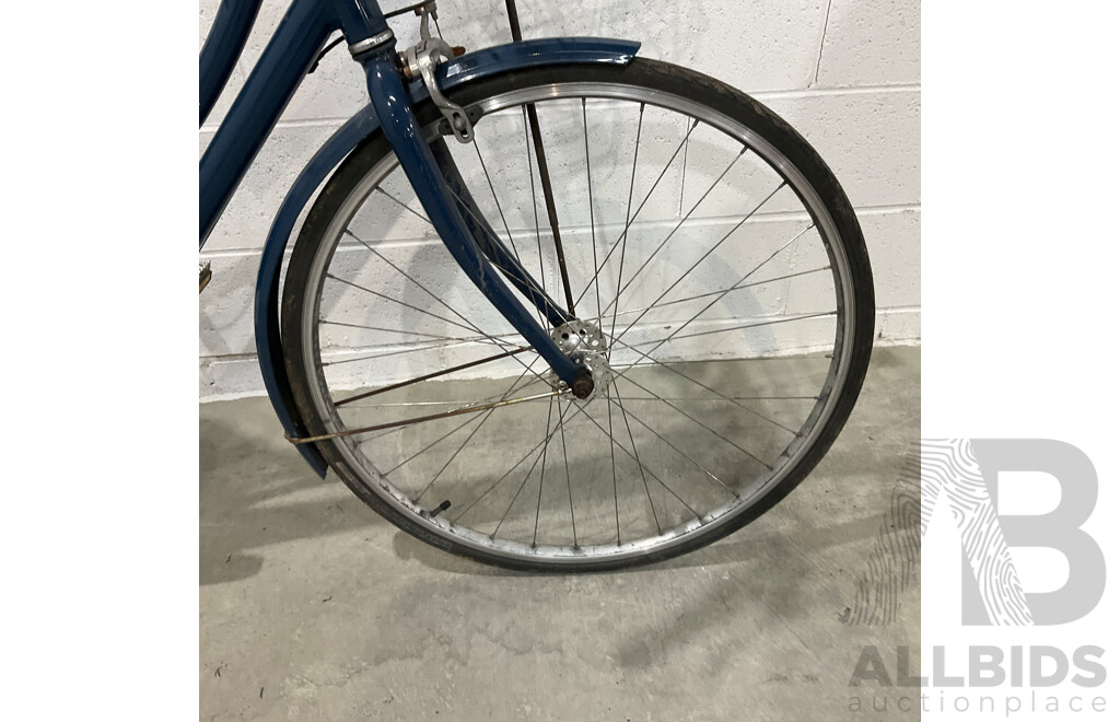 Vintage Blue Ladies Bike