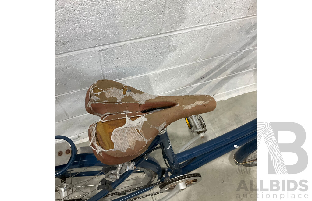 Vintage Blue Ladies Bike