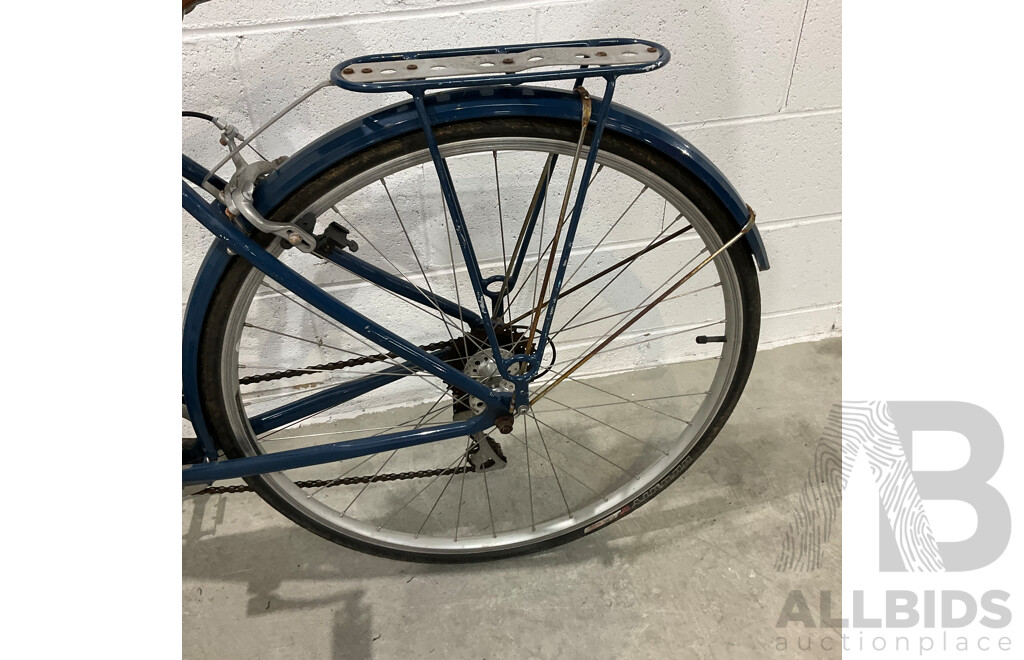 Vintage Blue Ladies Bike