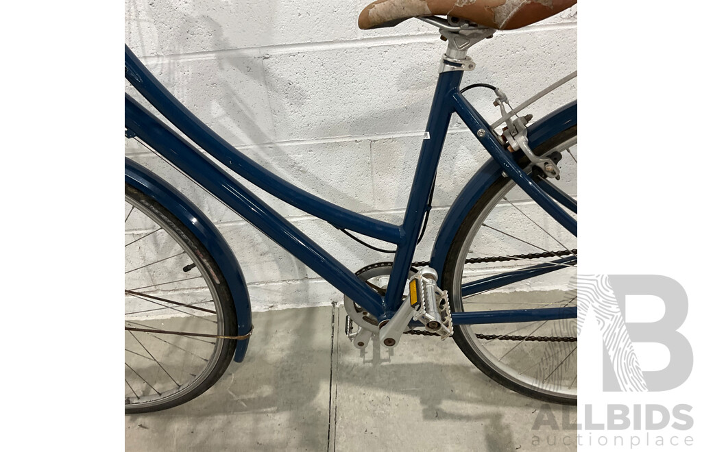 Vintage Blue Ladies Bike