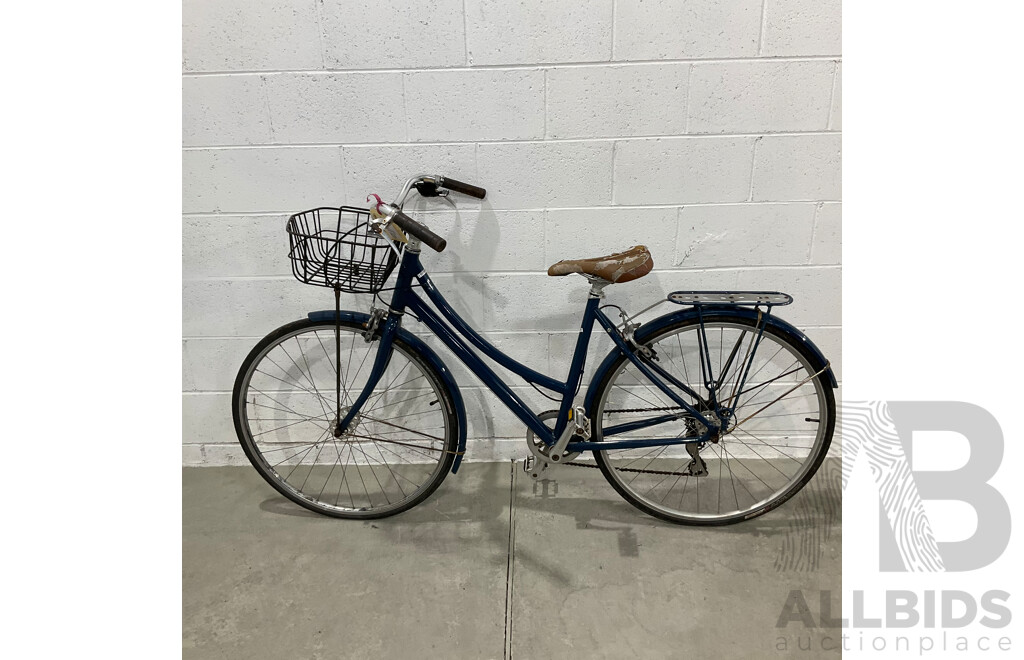 Vintage Blue Ladies Bike