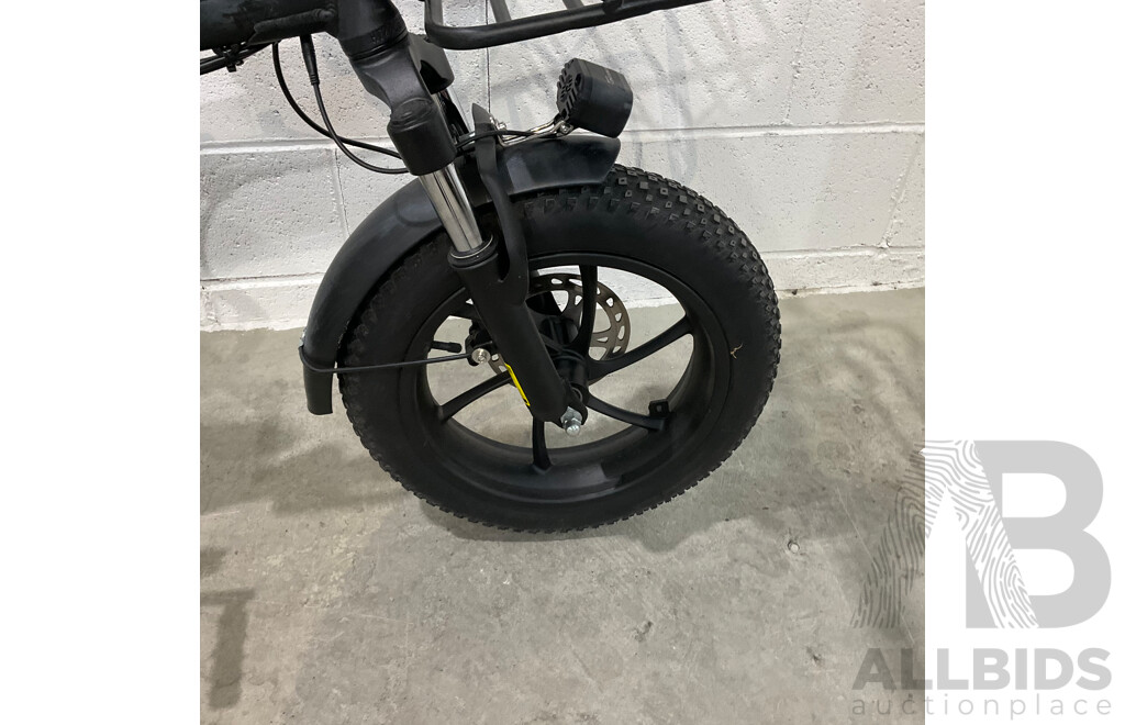 Mamba Foldable E-bike - Black