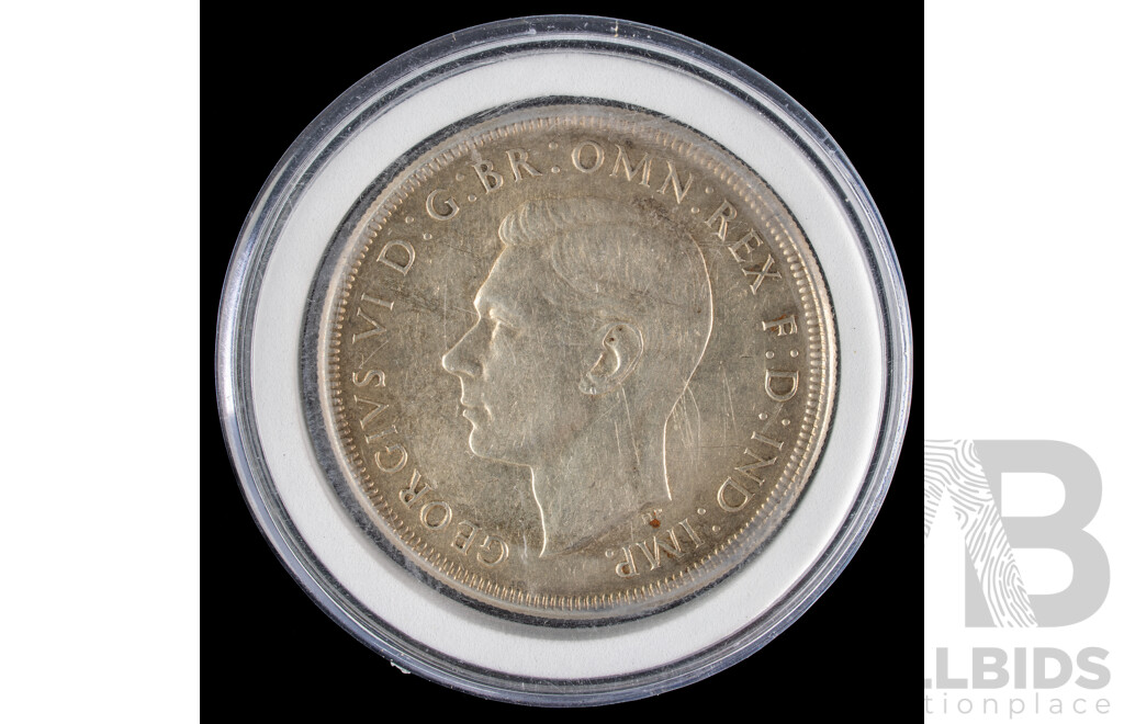 Australian 1937 Silver Crown .925