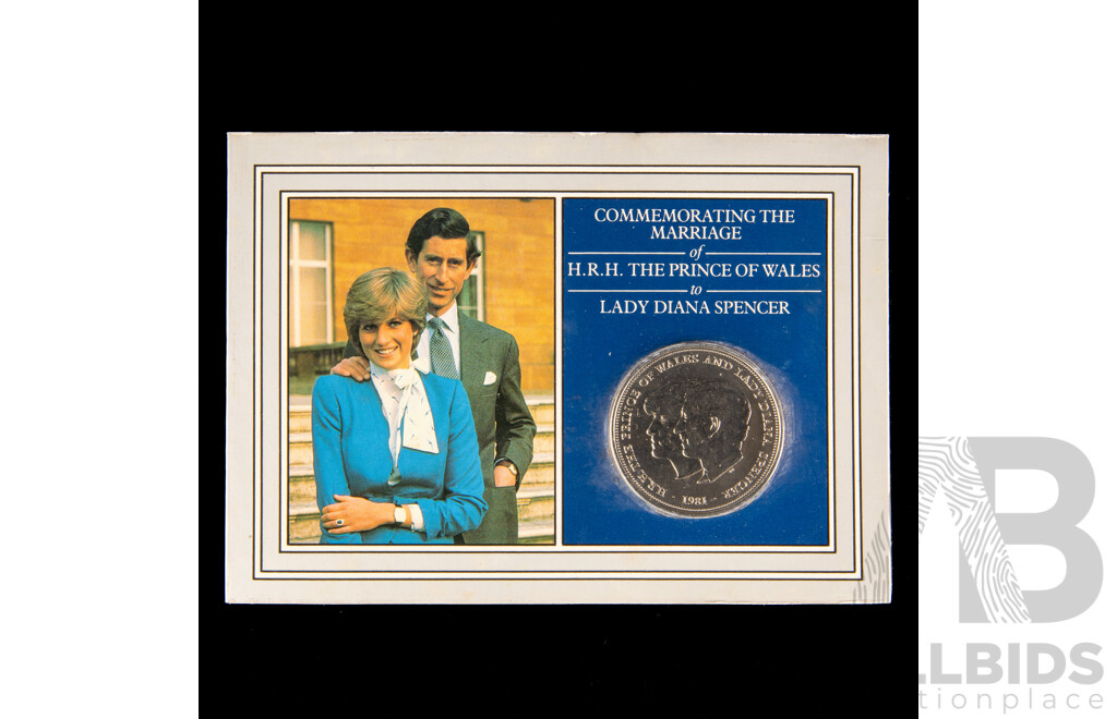 Australian 1988 Mint coin Set. 1981 Royal Wedding crown.