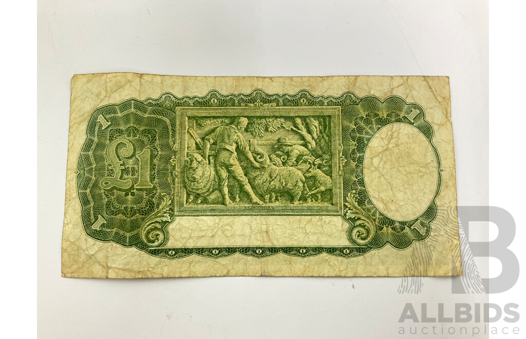 Australian 1942 One Pound Note Armitage/McFarlane R30a