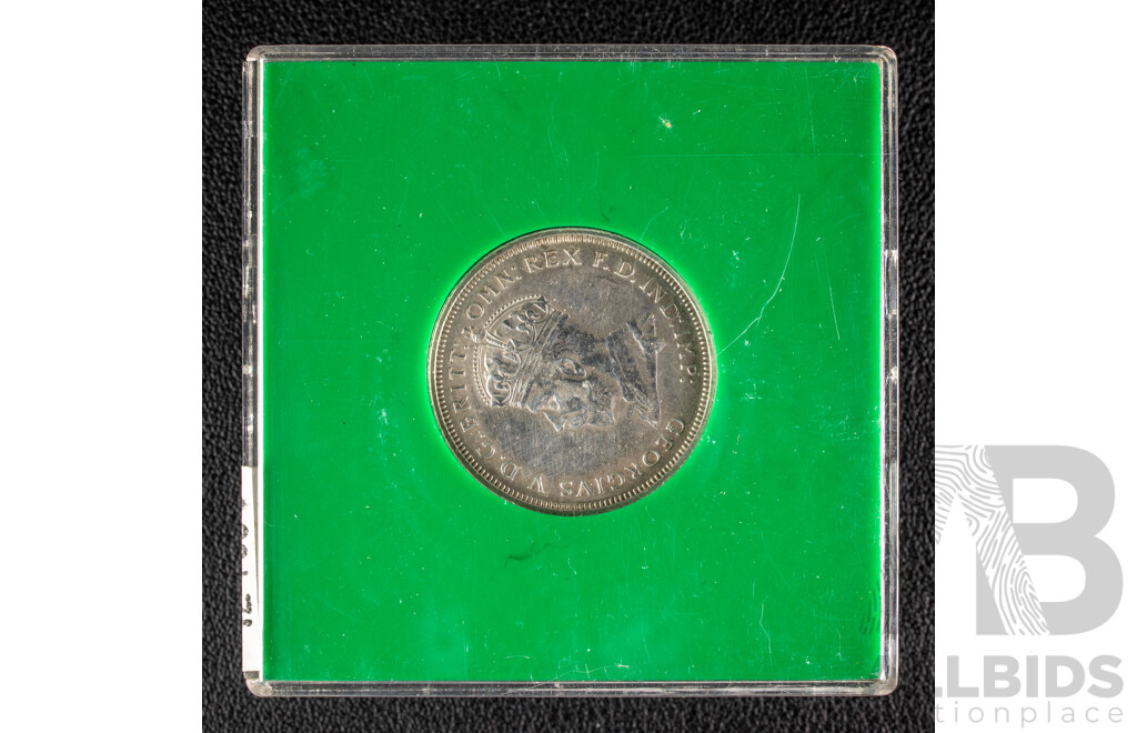 Australian 1927 Parliment House Florin.In Slab and UNC.