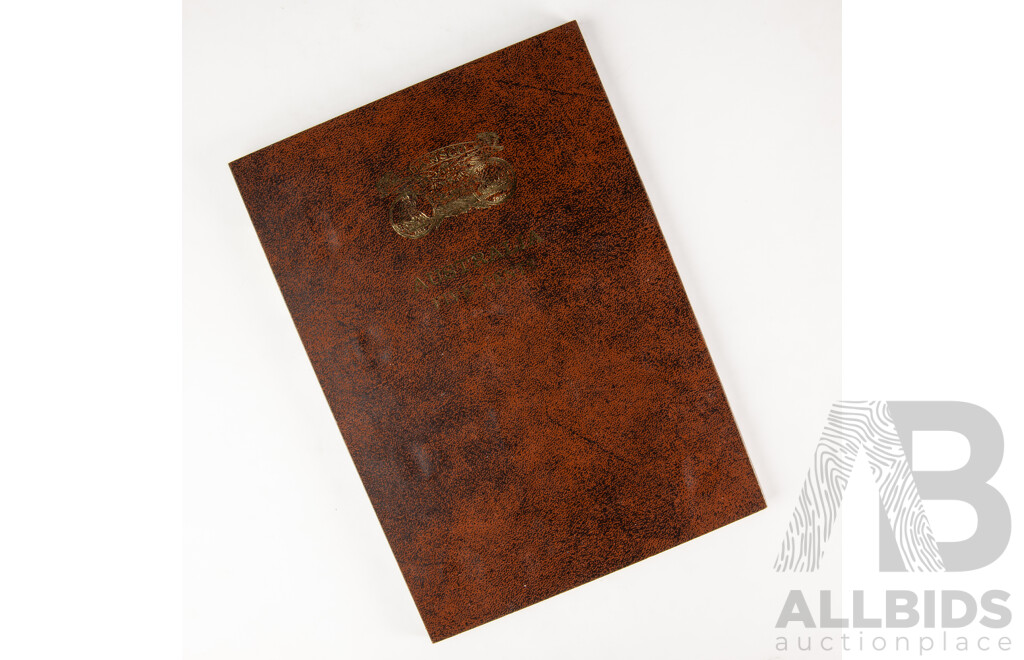 Australian Full Set 1966-2010 RAM 5c Circulated, UNC and Proof 48 Coins in Dansco Album.