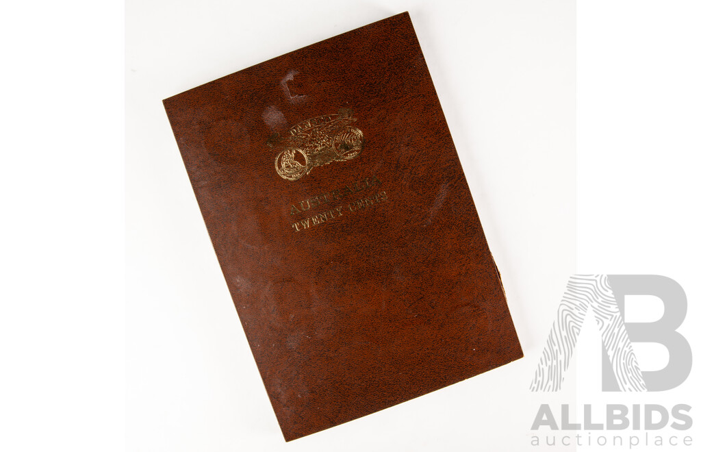 Full Set 1966-2013 RAM 20c Circulated, UNC and Proof 64 Coins in Dansco Album.