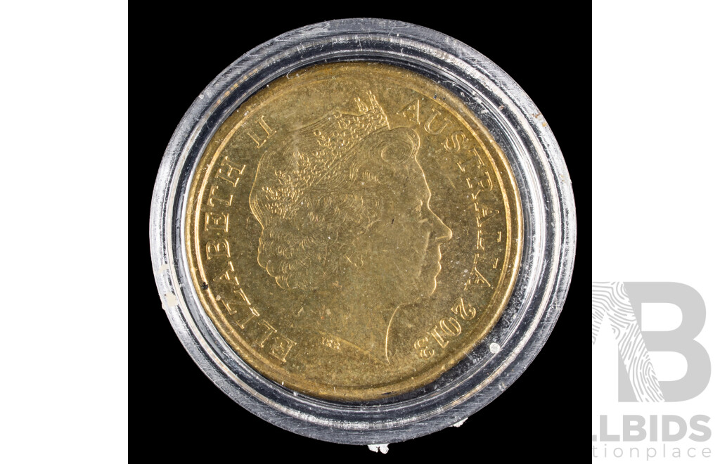 Australian 2013 coloured $2 coin.QE2 60 years Coronation