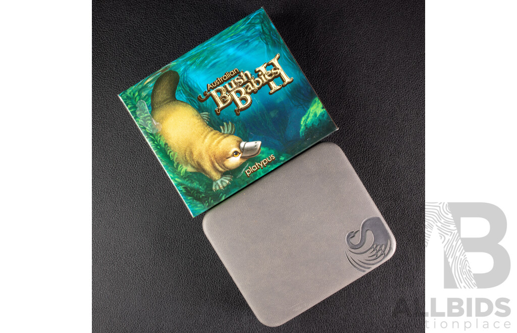 Australian Perth Mint 2013 Platypus Bush Babies Fine Silver Coloured Coin.
