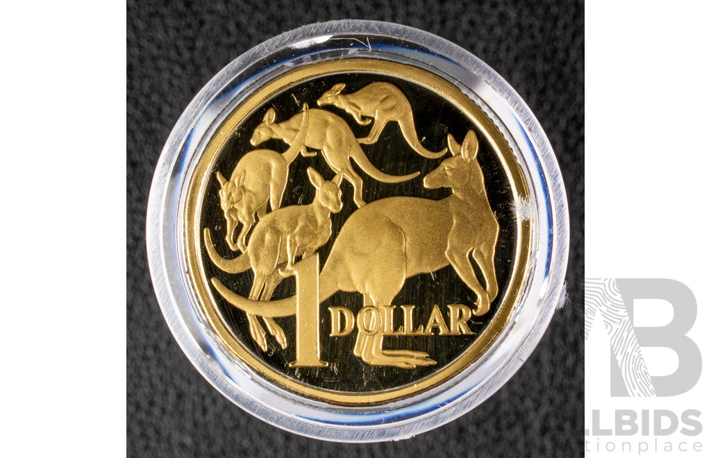 Australian 1984 Proof One Dollar Coin, First Year Issue