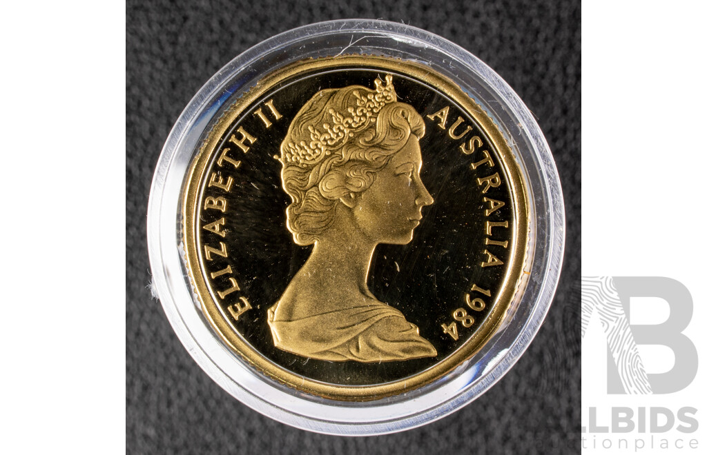 Australian 1984 Proof One Dollar Coin, First Year Issue