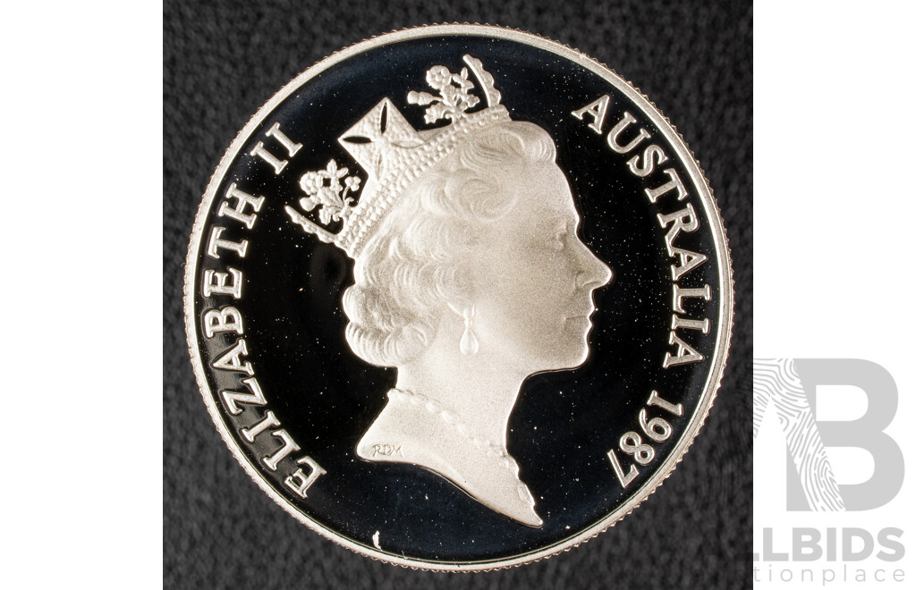 Australian 1987 Silver Proof Ten Dollar Coin, State Series New South Wales .925