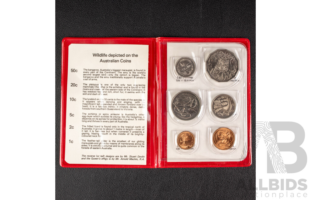 Australian 1978, 1980, 1982 RAM 6 Coin Sets.