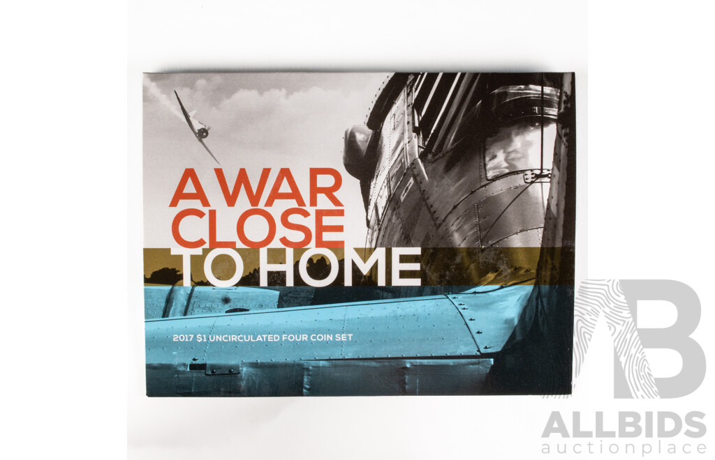 Australian 2017 Four $1 Coin Set. a War Close to Home.
