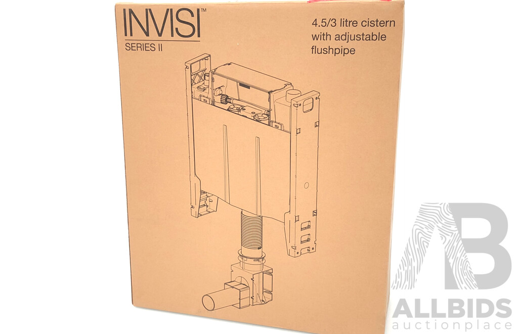 Caroma Invisi Series II Concealed in Wall Cistern  - Brand New - RRP $675.00