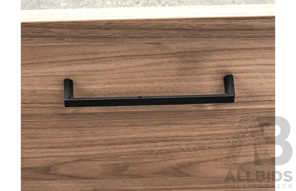 Marquis 750mm Wallmount Vanity - Notaio Walnut  - New - ORP $469.00