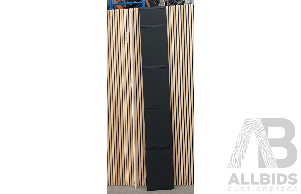 Timber Acoustic Slat Panels - Lot of Five - New