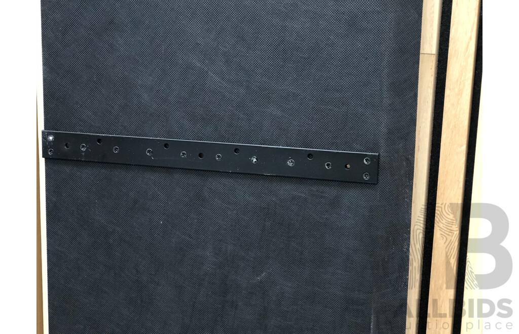 Timber Acoustic Slat Panels - Lot of Five - New