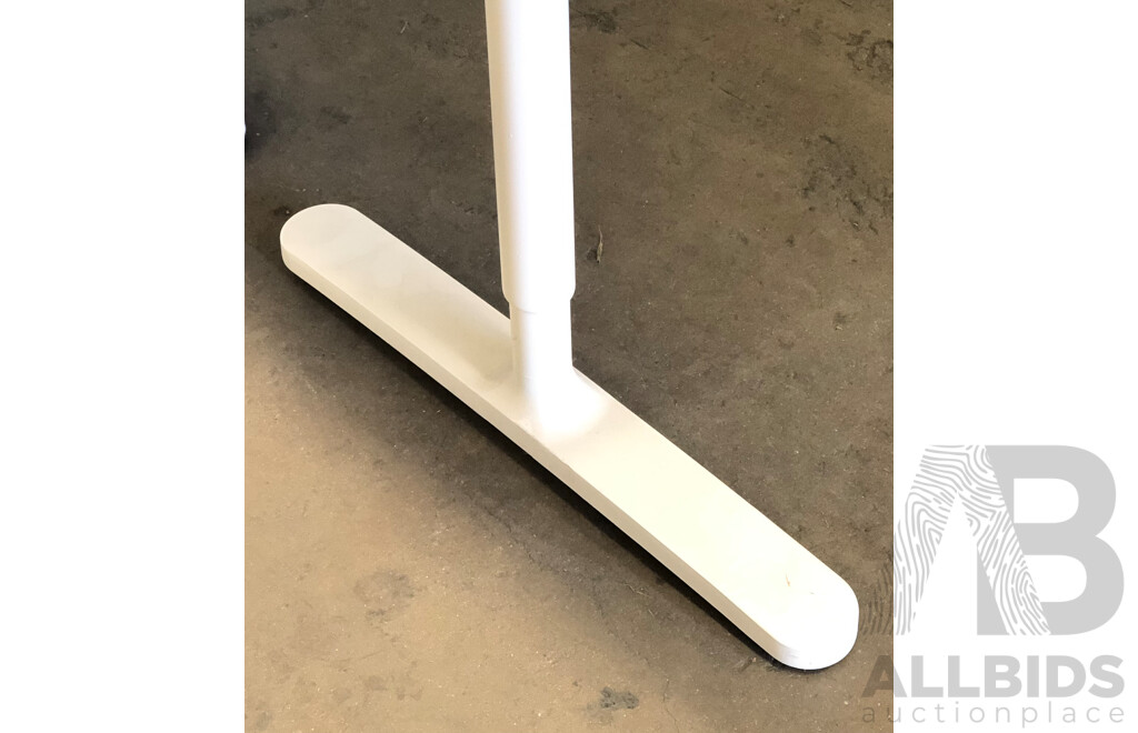 Ikea Bekant Height Adjustable 1600mm Desk and Gaslift Chair - Set of Two