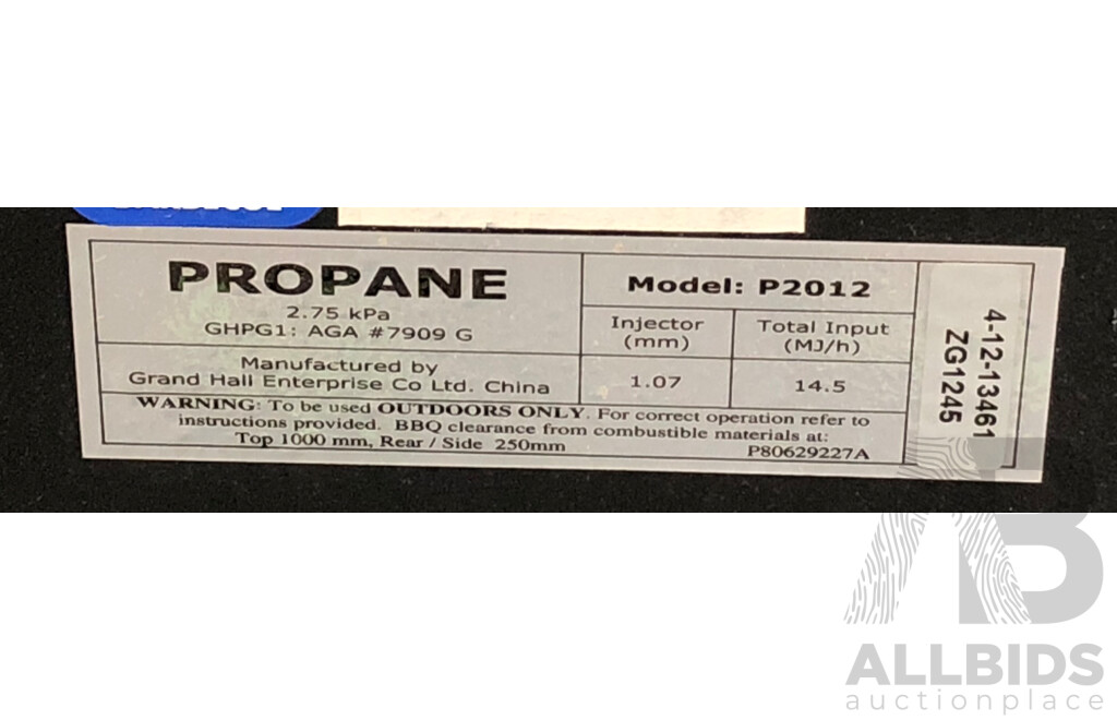 Grand Hall LPG Outdoor Pizza Oven