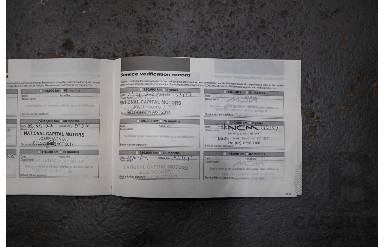 05/2019 Nissan X-Trail ST T32 SERIES 2 4D Wagon Marine Blue 2.5L