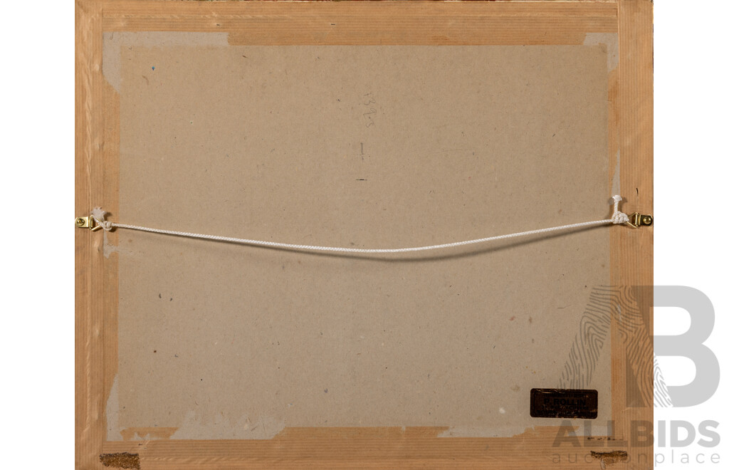 L' Éntree Du Port De Dunkerque [Entrance to the Port of Dunkirk], Framed Antique Steel Engraving, 36 X 45 Cm (frame)