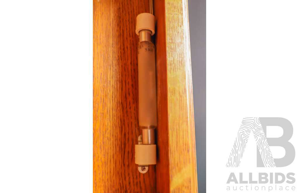 Impressive French Cherrywood Three Piece Open Bookcase with Six Panel Doors